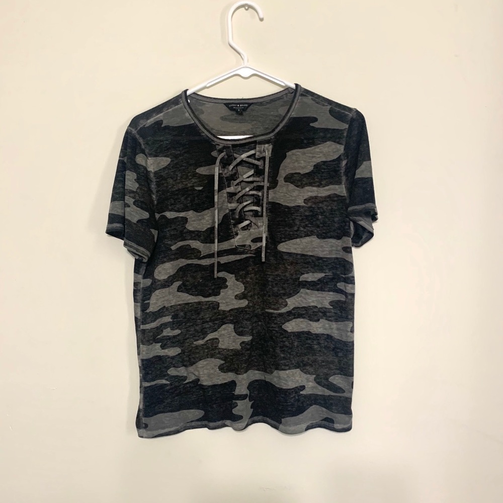 Black and Gray Camo T-shirt
